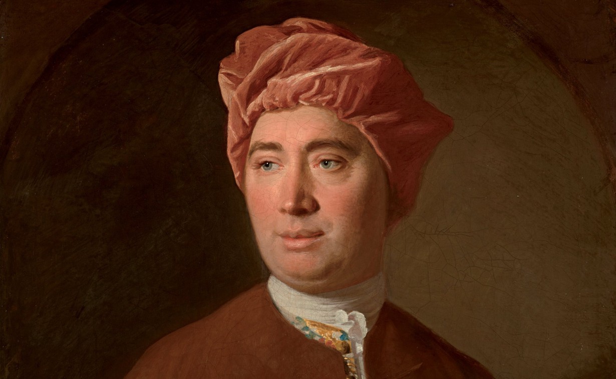 David Hume pondering his problem of induction